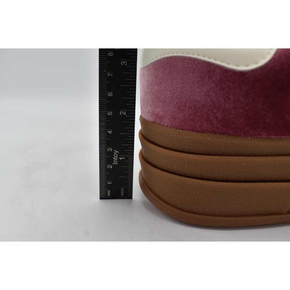 Adidas Womens Size 9.5 Gazelle Bold Gum Velvet Pink Platform Casual Sneakers - Picture 9 of 14